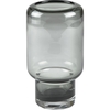 Villa Collection Glass Vase - grey - 11, 5x21 cm