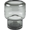 Villa Collection Glass Vase - grey - 13, 5x17 cm