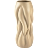 Villa Collection Stoneware Vase - dark sand - Ø 12, 8 cm - Höhe 29, 2 cm