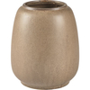 Villa Collection Stoneware Vase mit matter Glasur - brown - Ø 16 cm - Höhe 18, 5 cm