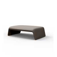 Vondom BLOW RGB LED + Akku Lounge Tisch - taupe - 79x120x35 cm