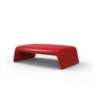 Vondom BLOW RGB LED Lounge Tisch - rot - 79x120x35 cm
