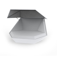 Vondom FAZ DAYBED Outdoor-Bett PARASOL - eis - 180x180x90 cm