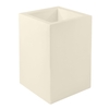 Vondom HIGH CUBE POT Pflanzengefäß - ecru - 50x50x75 cm