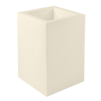 Vondom HIGH CUBE POT Pflanzengefäß - ecru - 50x50x75 cm
