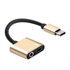 2 In 1 Type C To 3.5mm Headphone Adapter Audio Adapter Cable Charging Music Distribution Data Cable