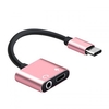 2 In 1 Type C To 3.5mm Headphone Adapter Audio Adapter Cable Charging Music Distribution Data Cable