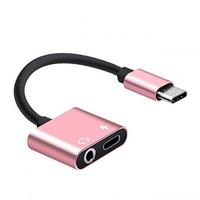 2 In 1 Type C To 3.5mm Headphone Adapter Audio Adapter Cable Charging Music Distribution Data Cable