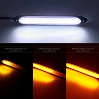 2 34.5CM GM LED Daytime Running Lights,  Waterproof LED Lamp,  Series Flow,  Turn Yellow Lamp,  A White Lamp DRL 34.5