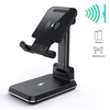 2 in 1 Wireless Charger Stand Phone Holder for iPhone Samsung Huawei Xiaomi Mobile Phones Airpods Charging Station