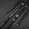 2019 Portable Rock 2.4m 3.6m 4.5m 5.4m 6.3m 7.2m Carp Rod Telescopic Sea Fishing Rod Spinning Rod Carbon Fiber Ultralight Hard