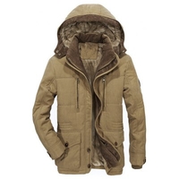 2020 Autumn And Winter Long Casual Slim Plus Velvet Coat Big Yards Long Section Of Thick Warm Coat Male Factory