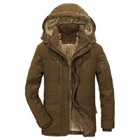 2020 Autumn And Winter Long Casual Slim Plus Velvet Coat Big Yards Long Section Of Thick Warm Coat Male Factory