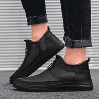 2020 Fall Cow Leather Shoes Pippi Korean Fashion Breathable Casual Shoes Men