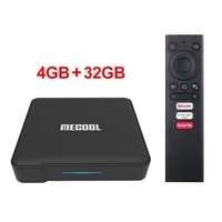 2020 Mecool KM1 ATV certified by Google Android 9.0 TV Box Amlogic S905X3 4GB 16GB 32GB 64GB smart Androidtv Prime Video 4K Wifi Dual 2T2R Set Top Box