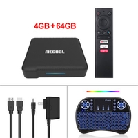 2020 Mecool KM1 ATV certified by Google Android 9.0 TV Box Amlogic S905X3 4GB 16GB 32GB 64GB smart Androidtv Prime Video 4K Wifi Dual 2T2R Set Top Box