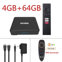 2020 Mecool KM1 ATV Certified by Google Android 9.0 TV Box Amlogic S905X3 Smart Androidtv Prime Video 4K Wifi Dual 2T2R Set Top Box