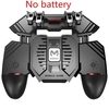 2020 New AK77 PUBG Helper Controller Mobile Phone Radiator Six Fingers Link Game Button Physical Compression Quick Release Handle