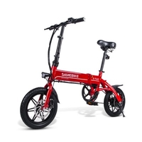 2020 New Mountain Folding Road Bicycle Electric Folding Bicycle Wholesale Mountain Electric Scooter Portable Iithium Battery