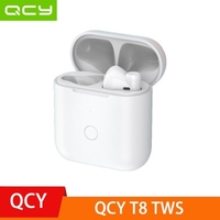 2020 NEWEST QCY T8 TWS bluetooth Earphones ENC Noise Reduction Wireless Earbuds HiFi Stereo Touch Control Type-C bluetooth