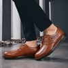 2020 Summer Korean Version Of The Trend Of Casual Fashion Wild Tide Shoes Business Shoes First Layer Of Leather Shoes Spirit Guy