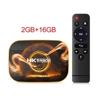 2020 TV Box HK1 RBOX R1 4GB 64GB Rockchip RK3318 1080P 4K Google Play Store Netflix Youtube Set Top Box - Black 2GB 16GB China US Plug