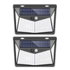 208 LED Outdoor Human Motion Sensing Lamp Max 1400lm Solar-powered Wall Light 3 Modes