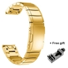 20mm 22mm 26mm Stainless Steel Strap for Garmin Fenix 6 6X 5 5X 5S Classic Quick install Metal Watch Bands Fashion Watch Straps