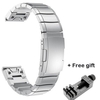 20mm 22mm 26mm Stainless Steel Strap for Garmin Fenix 6 6X 5 5X 5S Classic Quick install Metal Watch Bands Fashion Watch Straps