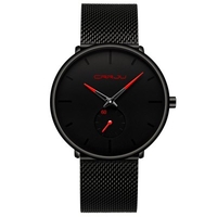2150 Fashion Simple Mens Watches Top Brand Luxury Casual Quartz Watch Men Casual Slim Mesh Steel Waterproof Sport Watch Relogio Masculino