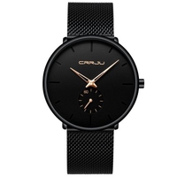 2150 Fashion Simple Mens Watches Top Brand Luxury Casual Quartz Watch Men Casual Slim Mesh Steel Waterproof Sport Watch Relogio Masculino