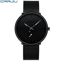 2150 Fashion Simple Mens Watches Top Brand Luxury Casual Quartz Watch Men Casual Slim Mesh Steel Waterproof Sport Watch Relogio Masculino