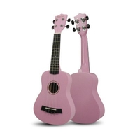 21Inch Ukulele Set Colored Acoustic Soprano Ukulele Ukelele Kit Basswood with Carry Bag Strap Strings Picks mini Guitar for Adult and Children