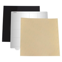 220220mm Heated Bed Platform Hot Bed Steel Plate with B Side Magnetic Sticker PEI Sheet for Ender-3 3D Printer