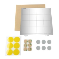 220220mm Heated Bed Platform Hot Bed Steel Plate with Circular Magnet Magnetic Sticker PEI Sheet for Prusa I3 3D Printer