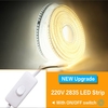 220V LED Strip 2835 High Safety High Brightness 120LEDs/m Flexible LED Light Outdoor Waterproof LED Strip Light