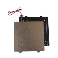 235235mm 24V Magnetic Heated bed Platform with Golden PEI Double Textured Power Steel Hotbed Plate for 3D Printer