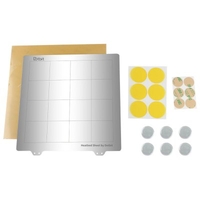 235235mm Heated Bed Platform Hot Bed Steel Plate with Circular Magnet Magnetic Sticker PEI Sheet for 3D Printer