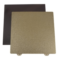 235x235mm Magnetic Sticker B Surface with Golden Double Texture PEI Powder Steel Plate for 3D Printer