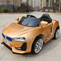 2.4G Remote controller Double Open Door Kids Ride On Electric Baby Stroller Four Wheel Dual Drive Music Light Sit Car