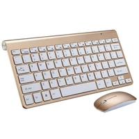 2.4GHz Mini Wireless Slim Keyboard + Optical Mouse Set For PC Computer
