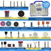 268pcs Electric Mini Drill Bit Kit Abrasive Rotary Tool Accessories Set for Dremel Grinding Sanding Polishing Cutting 1/8 Shank