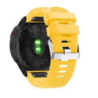 26mm Quick Release Silicone Strap For Garmin Fenix5X plus 5X 3 3HR 6X 6XPRO Descent Mk1 D2 Bravo Band Easyfit