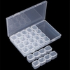 28-Grid Transparent Detachable Storage Tool Box for Hardware Screw Electronic Parts