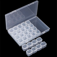 28-Grid Transparent Detachable Storage Tool Box for Hardware Screw Electronic Parts