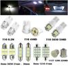 28Pcs Auto Car Interior LED Light Dome License Plate Mixed Lamp Set Accessories