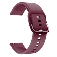 2MM Watch Band for Samsung Galaxy Watch Active Samsung Galaxy 22MM Classic Buckle Silicone Wrist Strap