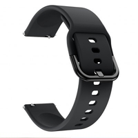 2MM Watch Band for Samsung Galaxy Watch Active Samsung Galaxy 22MM Classic Buckle Silicone Wrist Strap