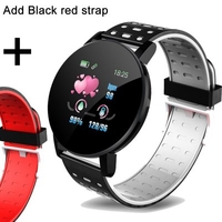 2PCS Color Smart Watch Fitness Bracelet Blood Pressure Measurement Smart Band Waterproof Fitness Tracker Watch Women Men Heart Rate Monitor Smartband