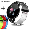 2PCS Color Smart Watch Fitness Bracelet Blood Pressure Measurement Smart Band Waterproof Fitness Tracker Watch Women Men Heart Rate Monitor Smartband